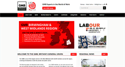 Desktop Screenshot of gmb-westmids.org.uk